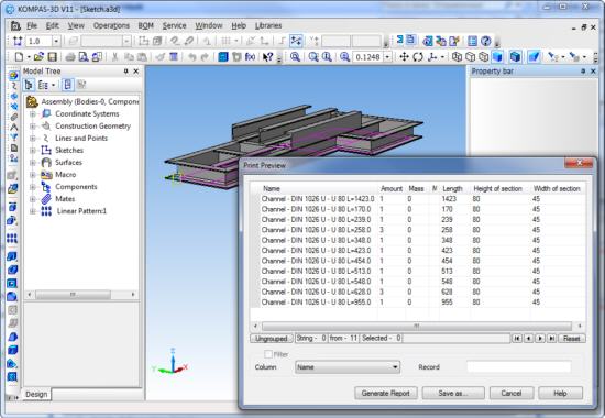 Finished framework and completed BOM list.