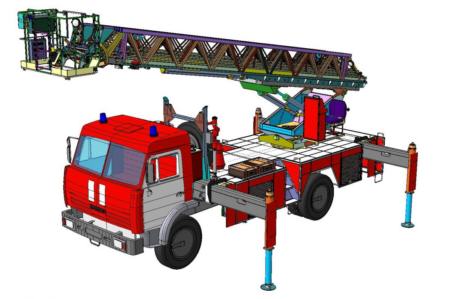The new fire-fighter  truck has much more compact size and ergonomic design than currently  existing models.