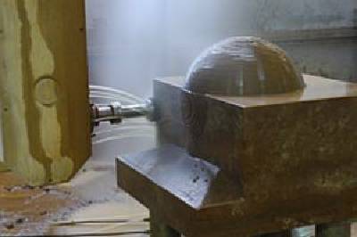 Machining stone building components