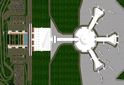 The new Ben Gurion International Airport plan.
