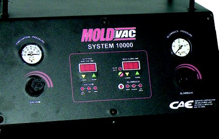 Mold-Vac 10000 – the most powerful Mold-Vac air and gas vacuum system from CAE Services