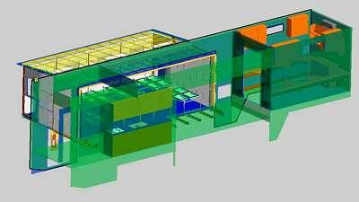 Inventor provided the three dimensional visualisation essential to the design.