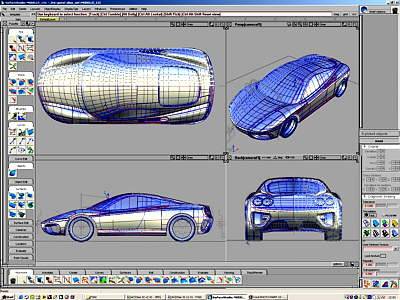 Ferrari Modena 360 in Alias|Wavefront AutoStudio
