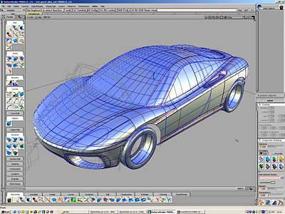 Ferrari Modena 360 in Alias|Wavefront AutoStudio