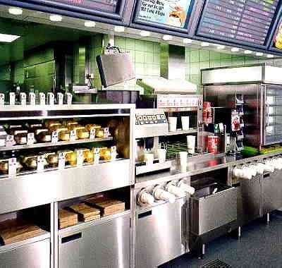Worldwide restaurant chain workstation designed by Franke Contract Group Worldwide restaurant chain workstation designed by Franke Contract Group