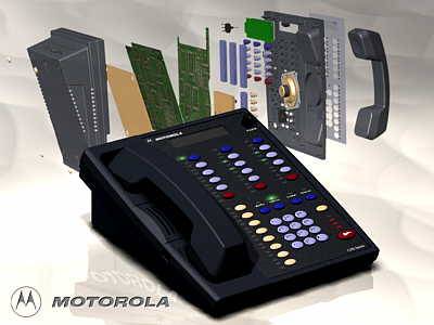 Motorola's new line of digital deskset telephones