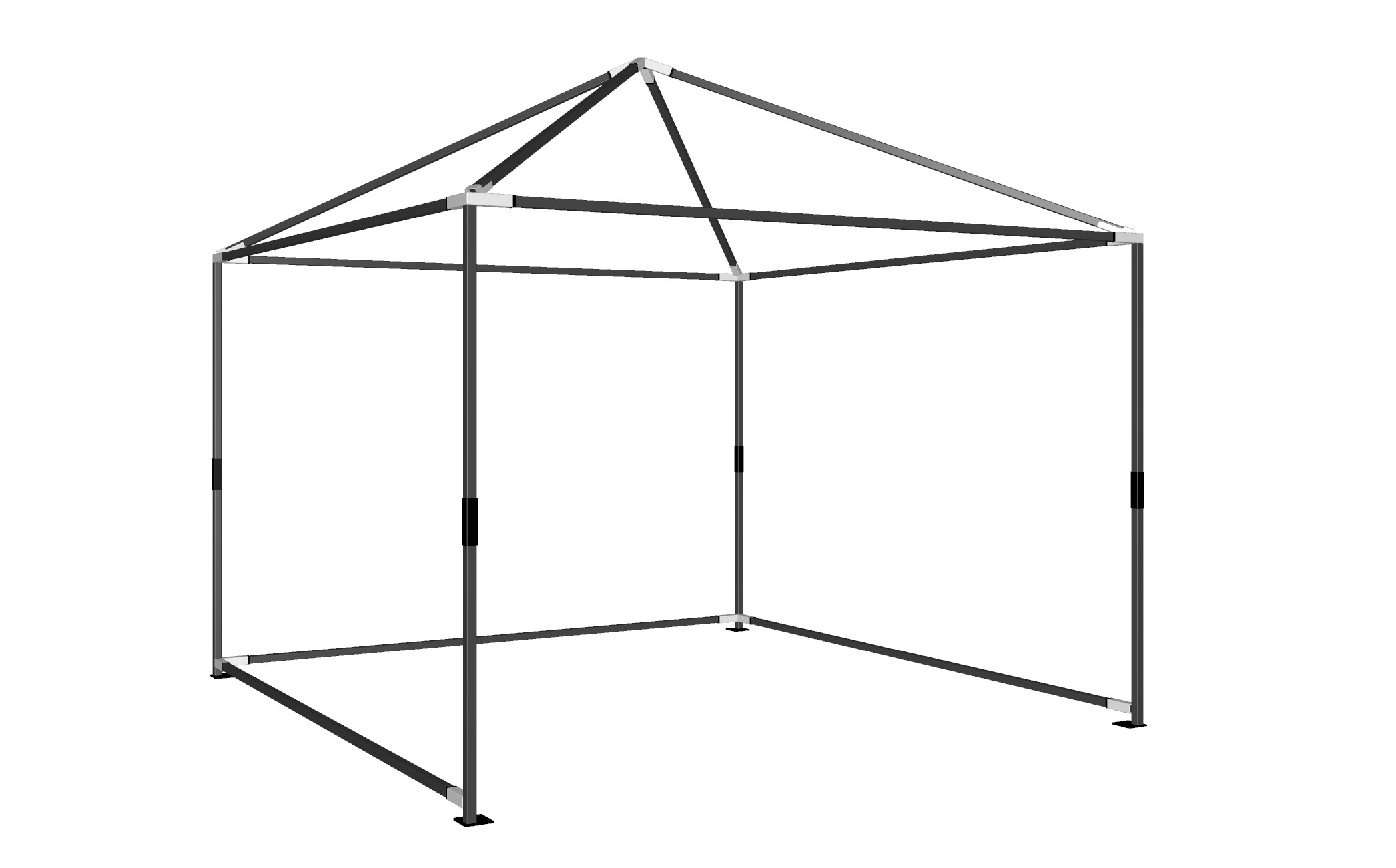 Microstation tent frame model