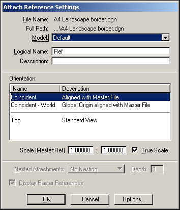 Default Attachment Settings