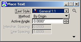 Text Tool Settings Text Tool Settings