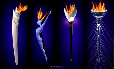 The first fours design options submitted by Blue Sky.