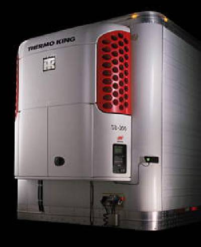 The award winning Thermo King SB Series Truck Refrigeration Unit Designed with StudioTools. Note the colorful, injection molded grill. Photo Credit: Thermo King Corporation