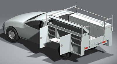 XL Service Body popular with tradesmen, service businesses and government agencies throughout Australia and the Pacific.