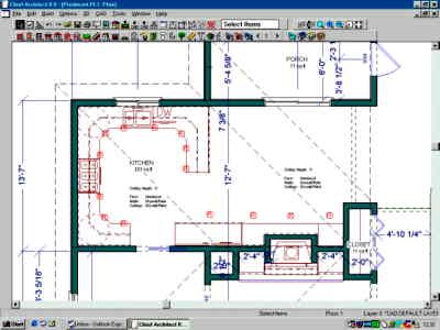 Chief Architect generally follows the well-proven approach of having the basic design work done in plan view