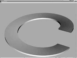 The ramp rendered in Rhino.