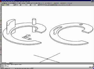 The ramp in AutoCAD 2000.