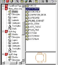 Design Center in AutoCAD 2000