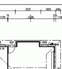 Example of Australian architectural dimensioning style Australian architectural dimensioning practice places major dimensions outside the building linework.
