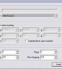 Selecting a block already defined in the current drawing.