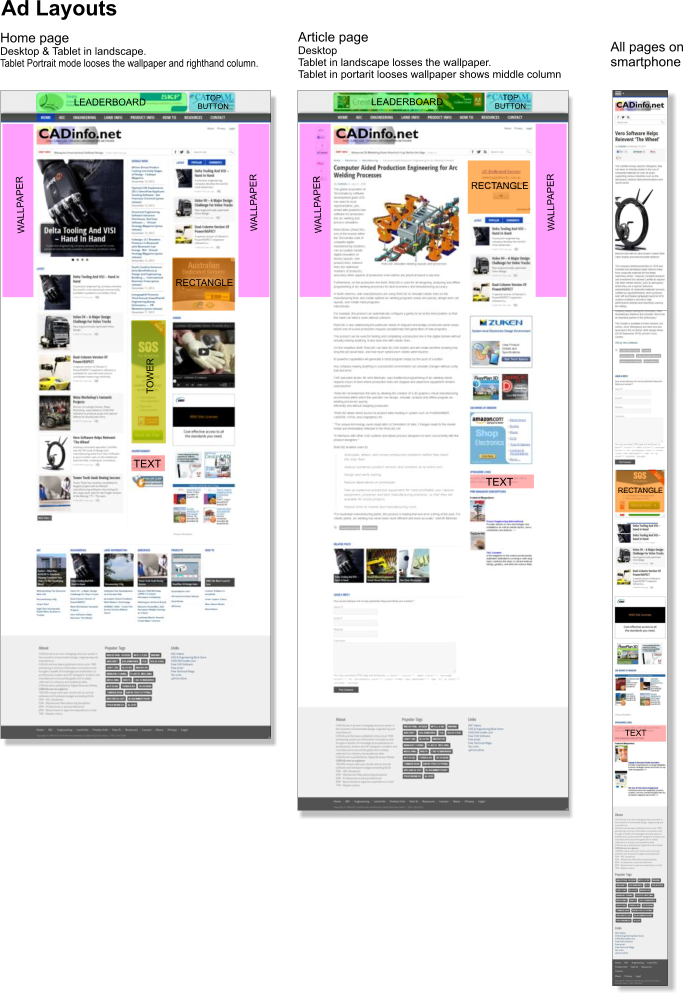 CADinfo.net Ad Layouts