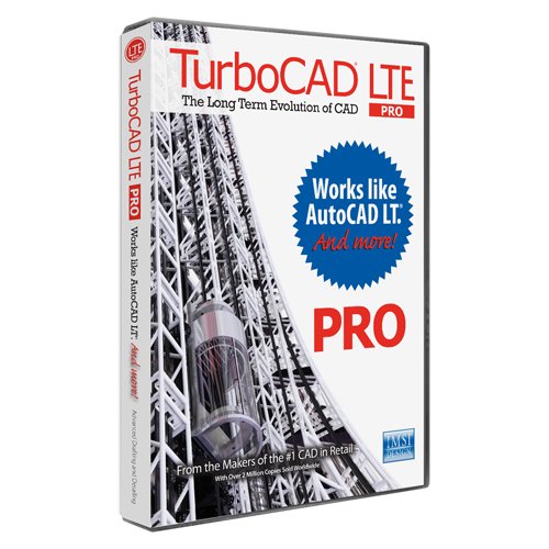 TurboCAD LTE Pro 2D & 3D CAD Design Software. Works like AutoCAD LT!