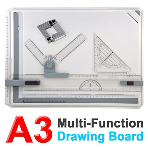 Yosoo Pro Quality A3 Drawing Board Table with Parallel Motion and Adjustable Angle